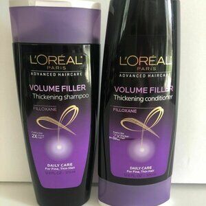 L'Oreal VOLUME FILLER Set Thickening Shampoo Fine, Thin Hair 12.6oz Original